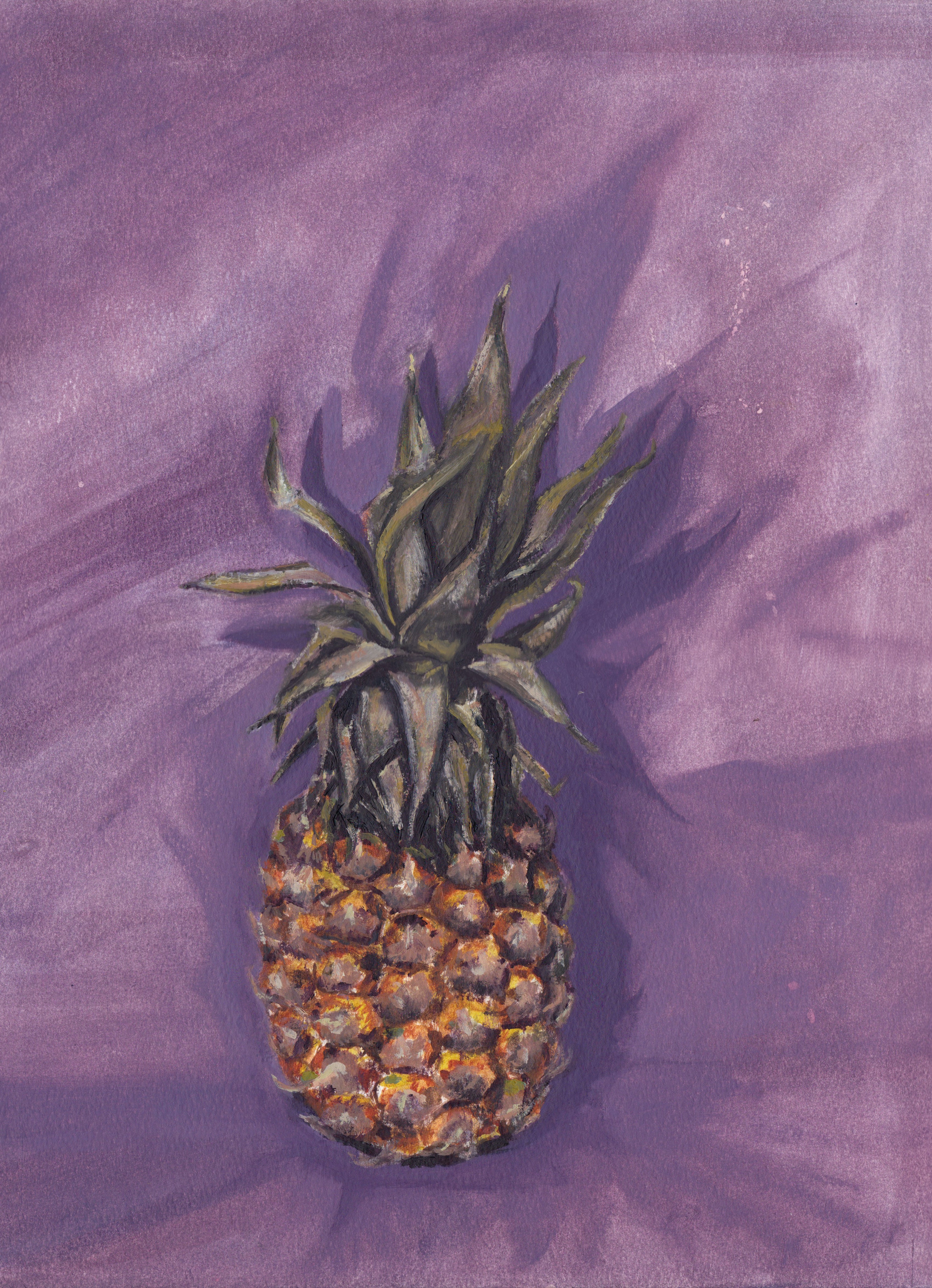 Pineapple Oil Painting