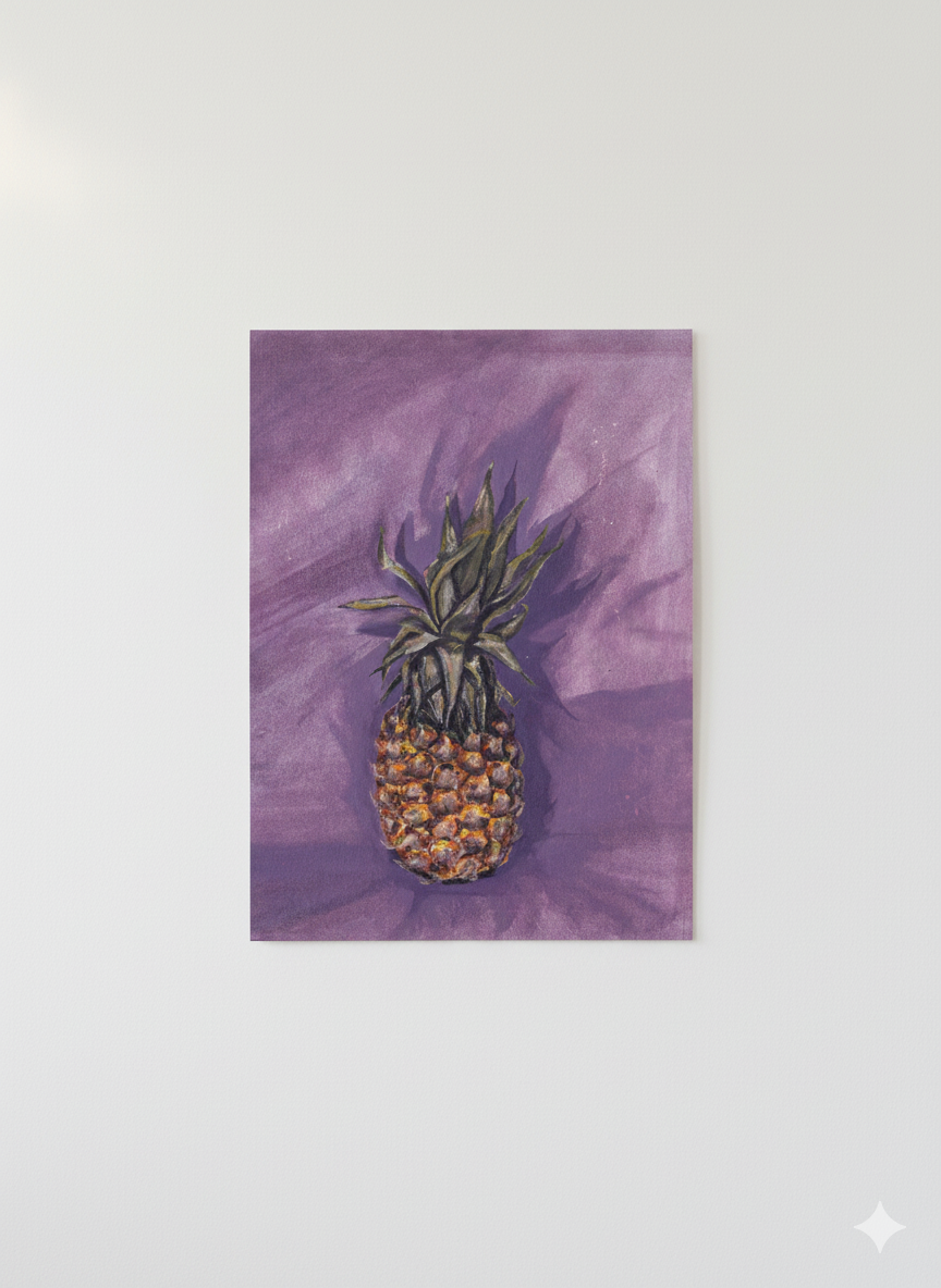 Pineapple Oil Painting